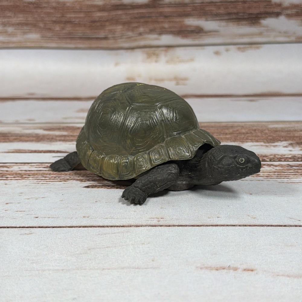 Vintage 1970s Imperial Rubber Gag Trick Turtle Tortoise Figure Hong Kong